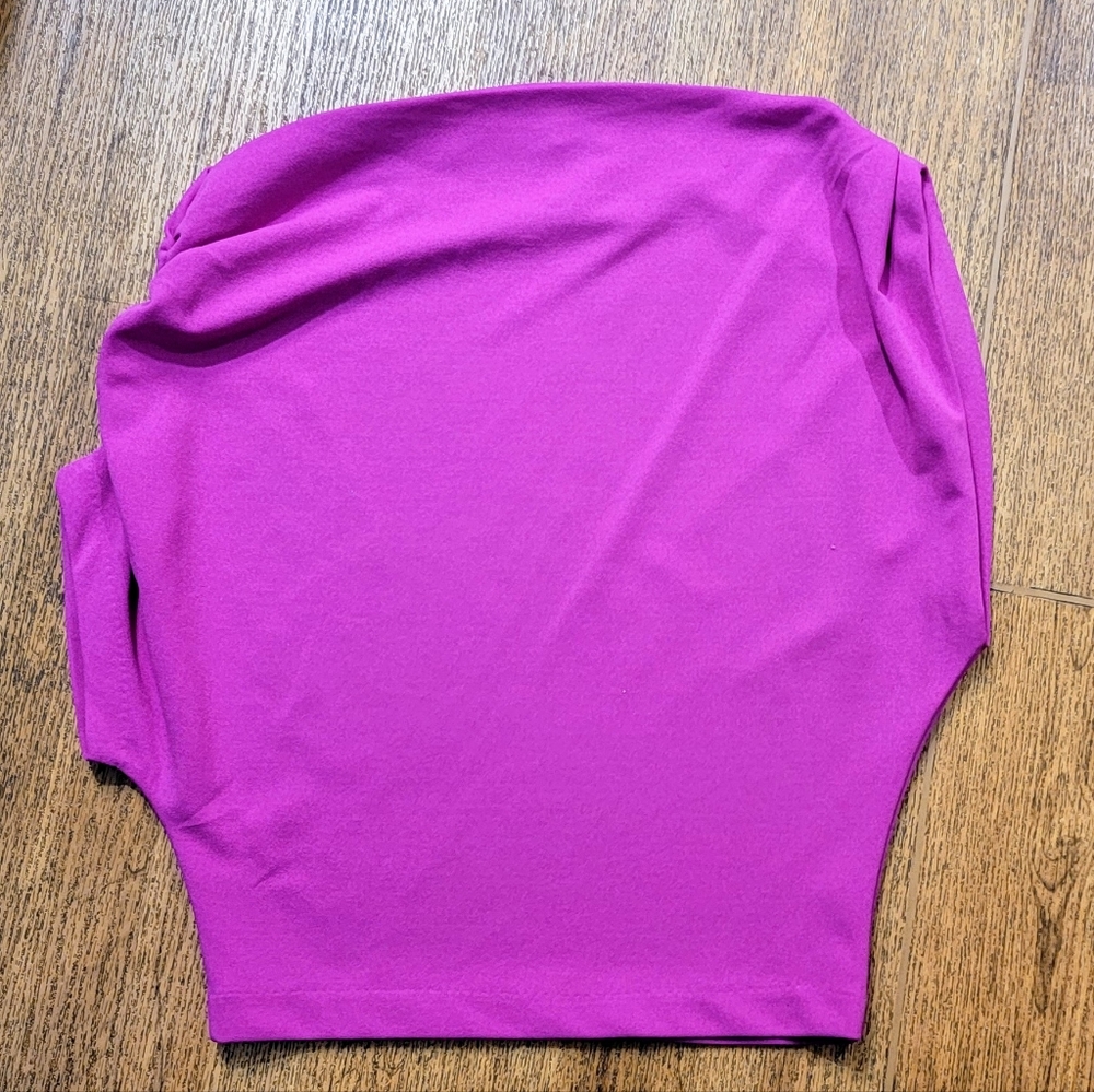Idem Ditto Max Studio Rich Purple Women's Blouse Sz S - Picture 2 of 2